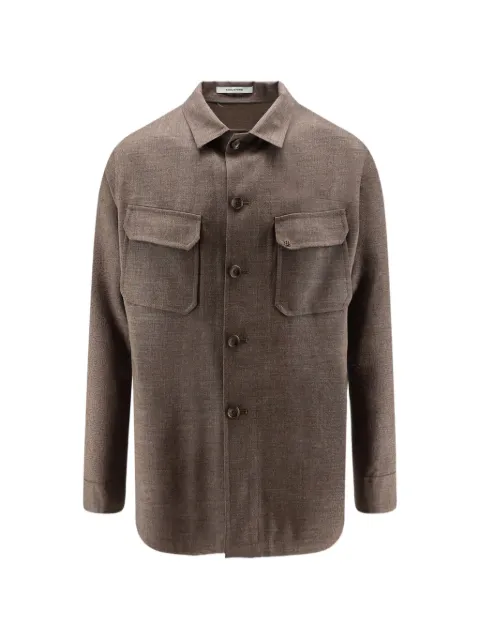 Tagliatore button-up shirt jacket Brown GCALVIN120175T3060