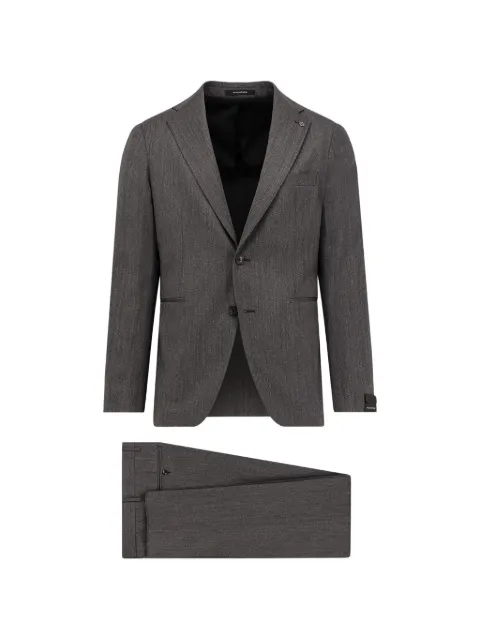 Tagliatore notched-lapel single-breasted suit Grey 2SVS22A01060107N3014