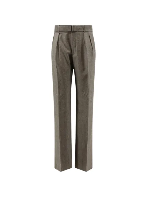 Tagliatore belted pleated tailored trousers Brown PNEVIL24TGT150035