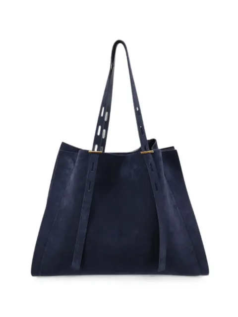 MINOBOSSI Paula suede shoulder bag Blue PRPAULASUEDE