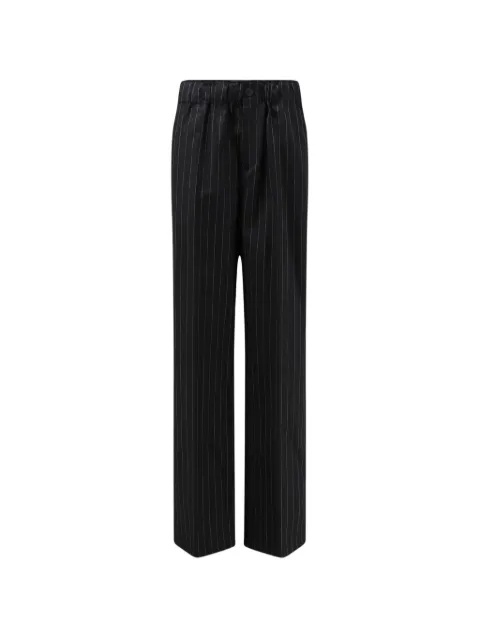 Semicouture pinstripe-pattern trousers Grey Y6WM64