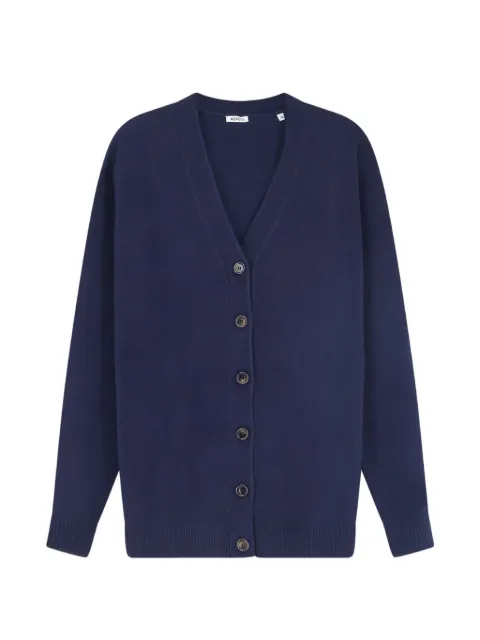 ASPESI button-fastening V-neck cardigan Blue 3252383101098