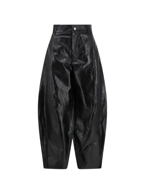 Soeur Julien pleated leather trousers Black PAN1383JULIEN26W
