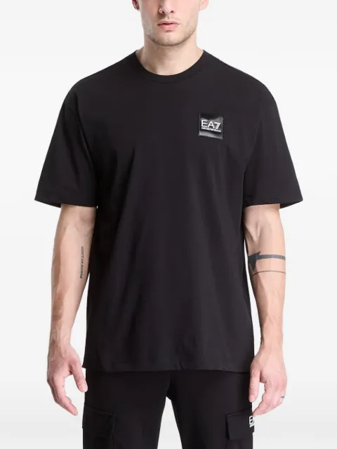 Ea7 Emporio Armani logo-patch T-shirt Black 7M002226AF17789UC001