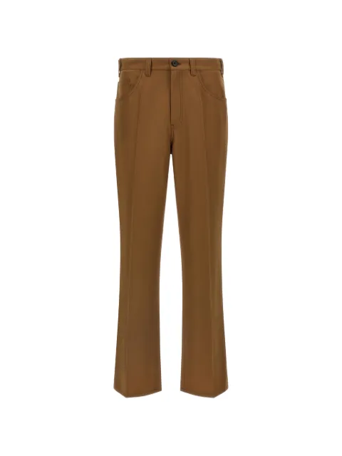 Marni pressed-crease trousers Brown PUMU0354A0UTWA55
