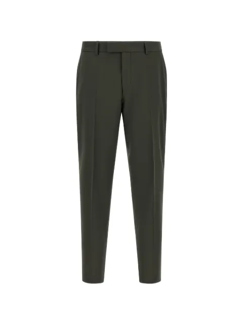 BOSS George 263 tapered-fit tailored trousers Green 50567486