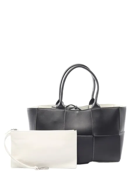 Bottega Veneta Pre-Owned 2012-2026 Small Nappa Maxi Intrecciato Arco tote bag Black 9QJPF4UF4PY7HOLY