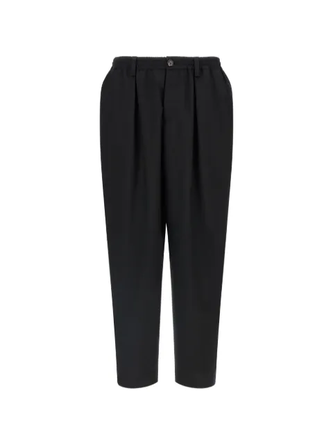 Marni cropped pleated trousers Black PUMU0017U4UTW839