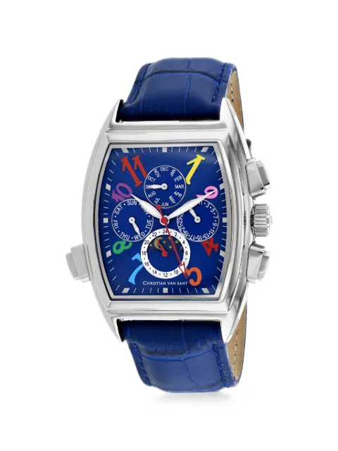 CHRISTIAN VAN SANT Grandeur 45mm watch Blue CV2132