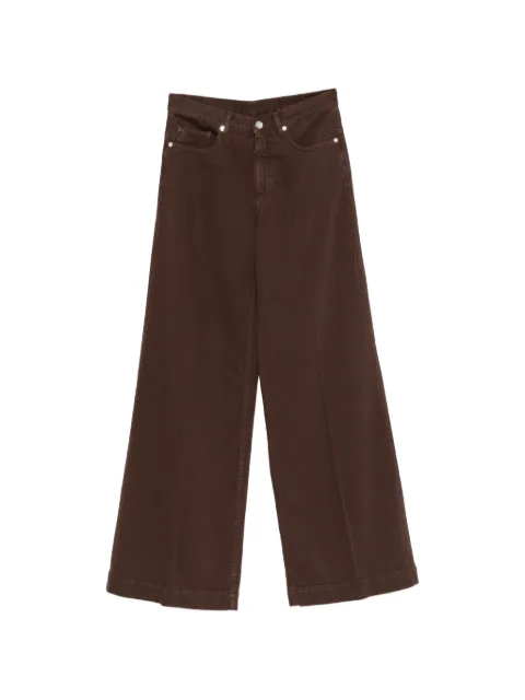 Nine In The Morning Nadiah wide-leg jeans Brown 9FW26NA170NADIAH44CIOCCO