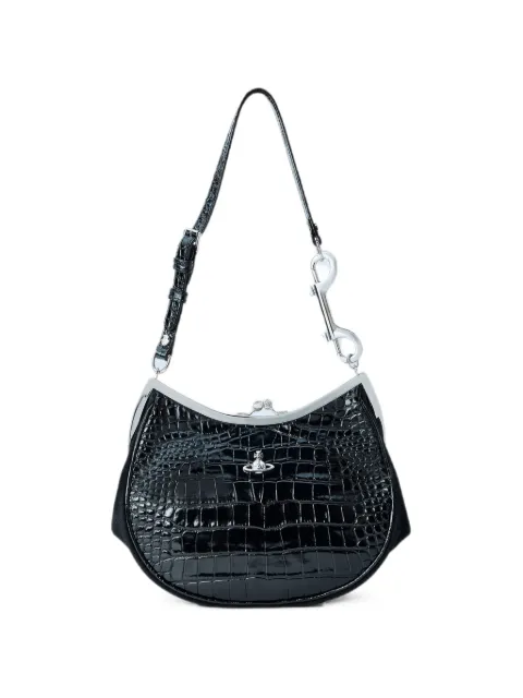 Vivienne Westwood leather clutch bag Black 4B01000PWL0098N401