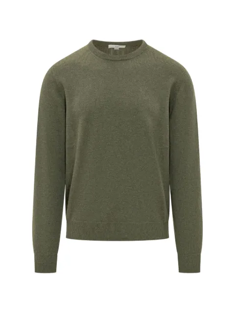 Malo Sandro fine-knit cashmere sweater Green UXA384F1K02