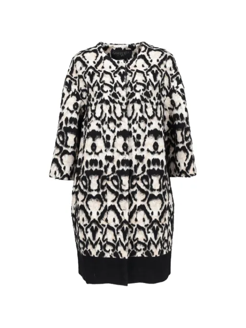 Giambattista Valli Vintage animal-print coat White CVM262260