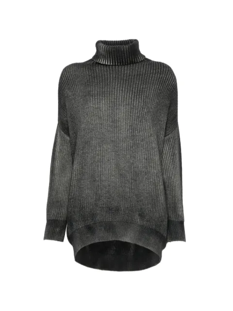 Avant Toi ribbed roll-neck sweater Grey 226WD1511CLNVH