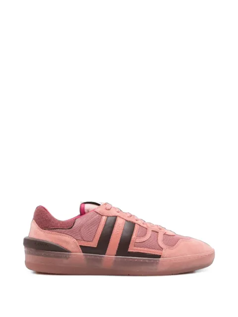 Lanvin paneled mesh-insert sneakers Pink FUSKDK00FELTA265354