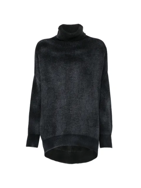 Avant Toi ribbed-knit roll-neck sweater Blue 226WD1511CLNVH