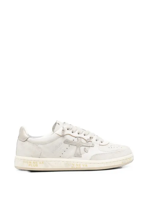 Premiata logo-patch sneakers Grey BSKTCLAD