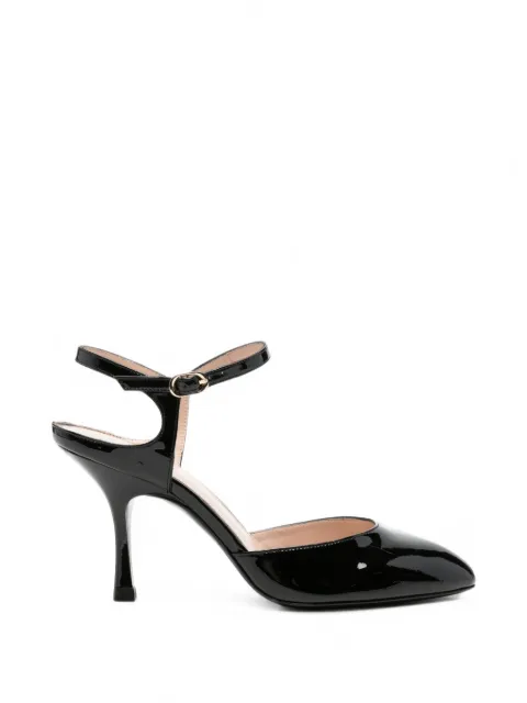 Stuart Weitzman Madison patent leather pumps Black MADISONSTRAPPUMP85