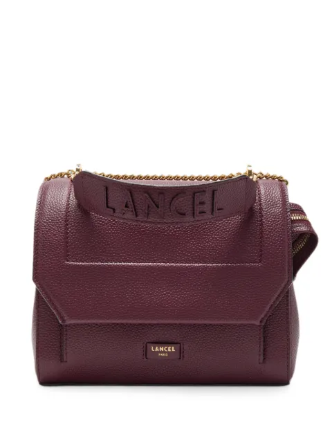 Lancel Ninon grained leather shoulder bag Purple A09222WPTU