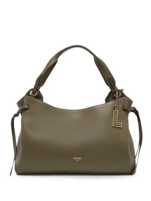 Lancel Swann grained leather tote bag Green A14401YYTU