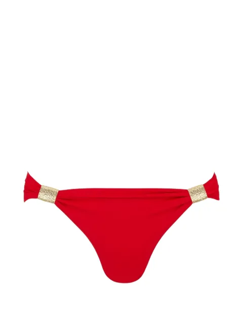 Heidi Klein gold-tone hardware bikini bottoms Red 26SSPT18REDRED