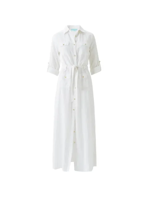 Melissa Odabash belted button-up midi dress White DARCYCRWHT