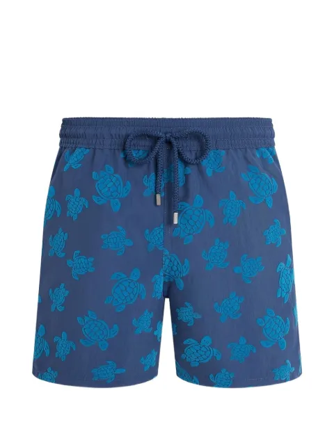 Vilebrequin turtle-print drawstring swim shorts Blue 26163845616V