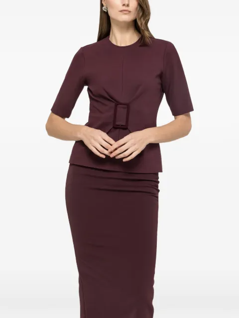 NISSA short-sleeve top Purple TOP16751BORDEAUX