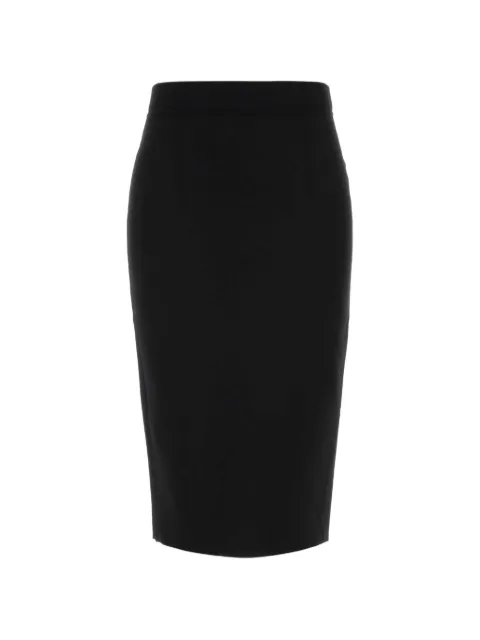 TOM FORD knee-length fitted pencil skirt with shaping details Black GCK263YAX1085