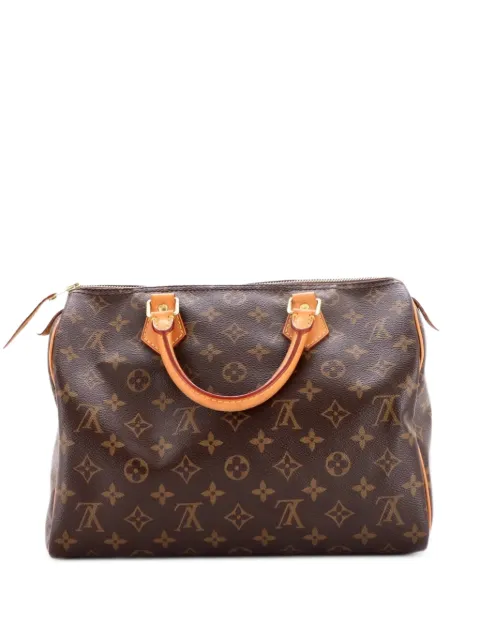 Louis Vuitton Pre-Owned Speedy Handbag Monogram Canvas 30 satchel Brown L85JDGIDLJS0M3ID
