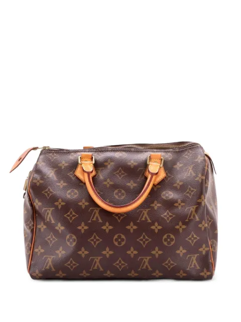 Louis Vuitton Pre-Owned Speedy Handbag Monogram Canvas 30 satchel Brown LS81DRTJULY9X2AQ