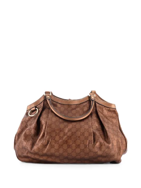 Gucci Pre-Owned Sukey Guccissima Leather Large tote bag Brown EARYVVD3VP2SD6OO