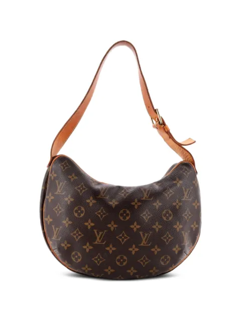 Louis Vuitton Pre-Owned Croissant Handbag Monogram Canvas MM hobo bag Brown DA46S2CEMOFHVPVJ