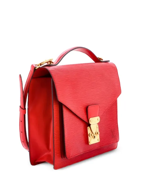 Louis Vuitton Pre-Owned Monceau Handbag Epi Leather BB satchel Red CWNTEIRV9HFUCGAW