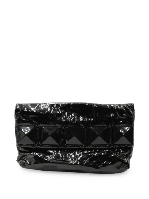 Marc Jacobs Vintage studded leather clutch bag Black NAPPUGBBA258819W