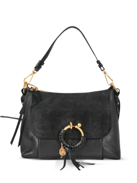 See By Chloé Vintage Joan hobo leather shoulder bag Black MFESFRBA145745W