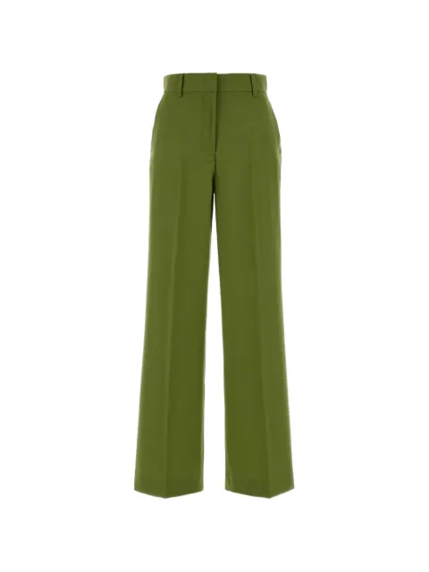 Weekend Max Mara Visivo stretch wool palazzo trousers - green Green 2625136061600