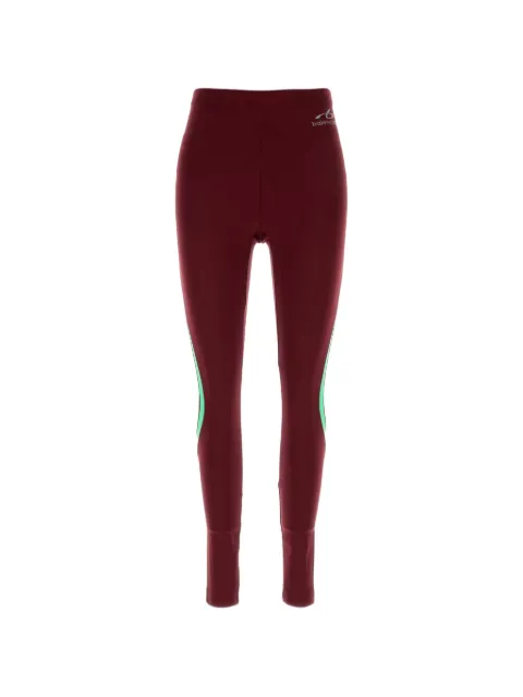 Balenciaga TechWear leggings in burgundy/ aqua Red A0023XTTVX8