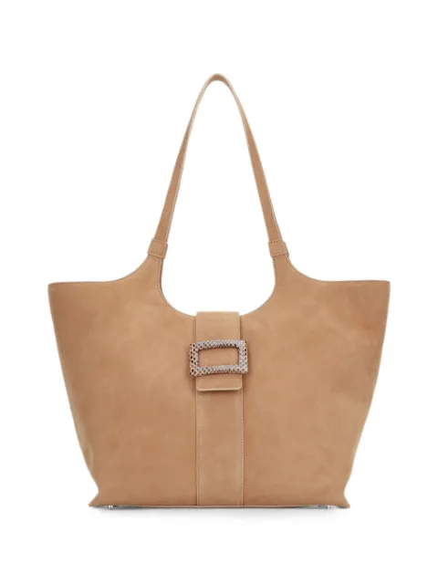 Roger Vivier medium Belle Vivier buckle-detail shoulder bag Neutrals RBWAORA0302VL1