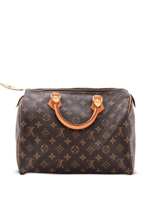 Louis Vuitton Pre-Owned Speedy Handbag Monogram Canvas 30 satchel Brown LKYTPCAVR1CRTQVF