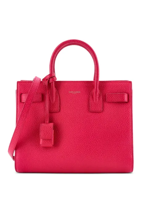 Saint Laurent Pre-Owned Sac de Jour Bag Leather Baby tote bag Pink KAY07CFDB4DSNFBU