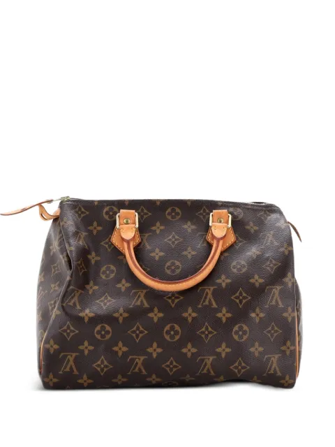 Louis Vuitton Pre-Owned Speedy Handbag Monogram Canvas 30 satchel Brown JET2TNZQON4EY3RD