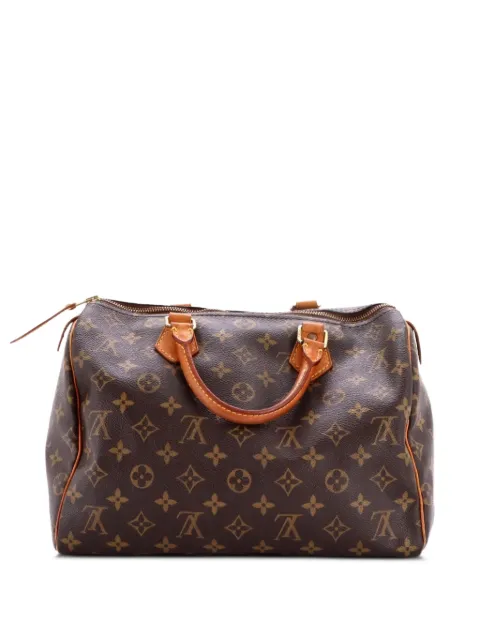 Louis Vuitton Pre-Owned Speedy Handbag Monogram Canvas 30 satchel Brown GZEX3JOXKUS3RBPA