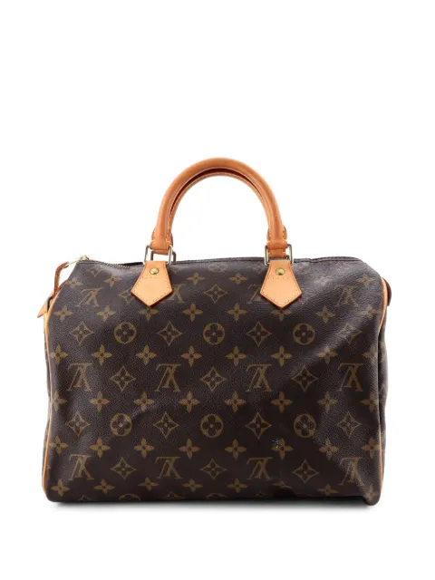 Louis Vuitton Pre-Owned Speedy Handbag Monogram Canvas 30 satchel Brown D9K4MXP3GD9Z1YPU