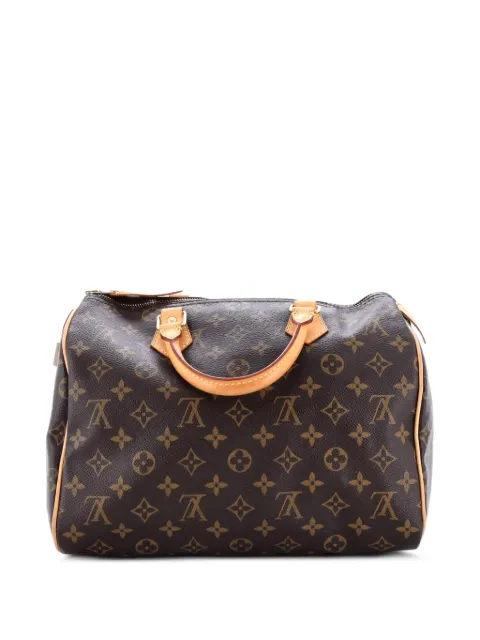 Louis Vuitton Pre-Owned Speedy Handbag Monogram Canvas 30 satchel Brown 9YKJE303VZAAAXR5