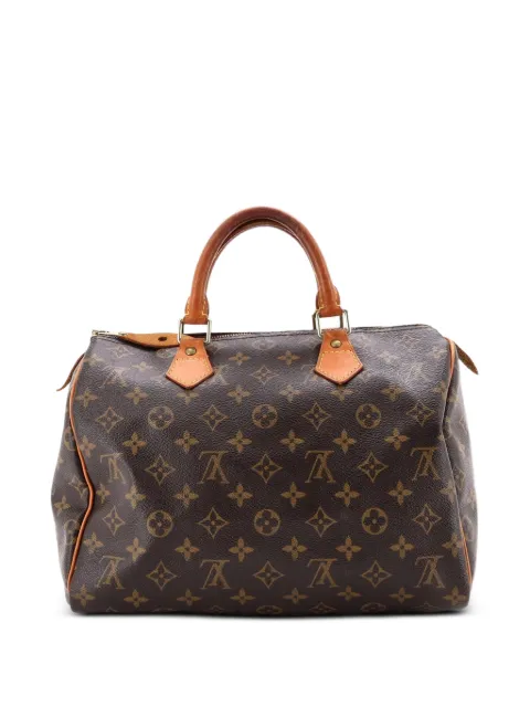 Louis Vuitton Pre-Owned Speedy Handbag Monogram Canvas 30 satchel Brown UZA0PZHSMXKUR2PO