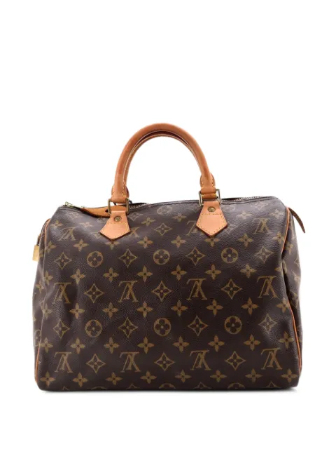 Louis Vuitton Pre-Owned Speedy Handbag Monogram Canvas 30 satchel Brown UTW5YGEKKVPI3HV0