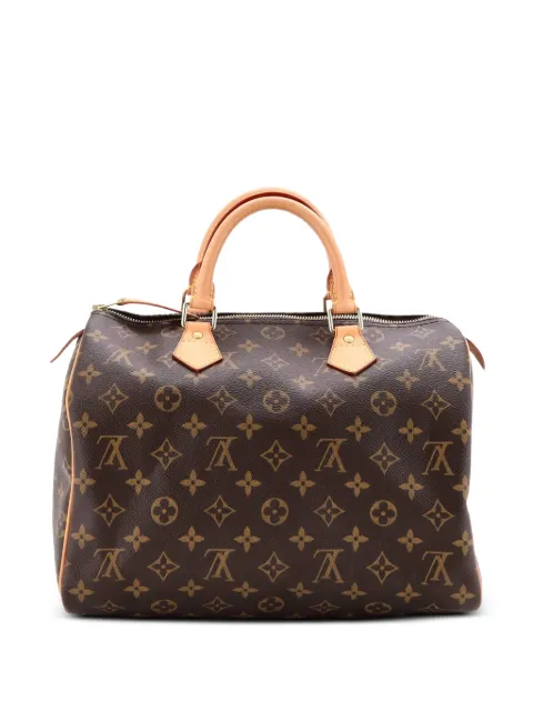 Louis Vuitton Pre-Owned Speedy Handbag Monogram Canvas 30 satchel Brown 7NVTYV5R0C4BONCF