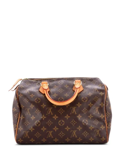 Louis Vuitton Pre-Owned Speedy Handbag Monogram Canvas 30 satchel Brown 5RIA0GXZLYMSW7QP