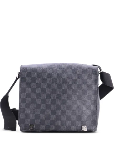 Louis Vuitton Pre-Owned District Messenger Bag Damier Graphite PM crossbody bag Black 137SLS9XR2WRUZQ9